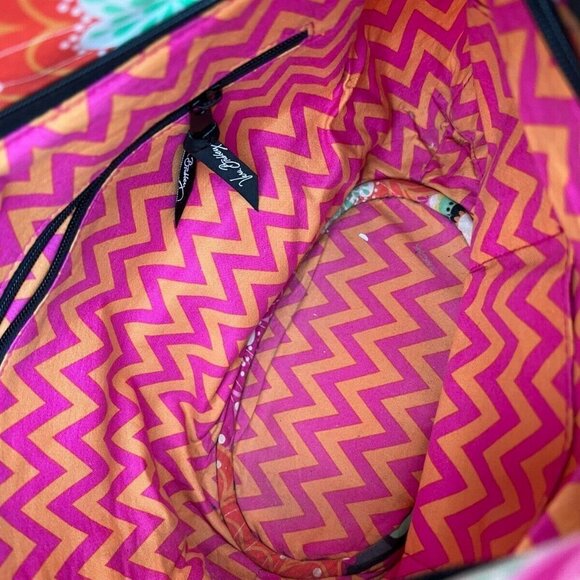 VERA BRADLEY Womens Lightweight Quilted Travel Floral Shoulder Hand Bag … - Picture 5 of 6